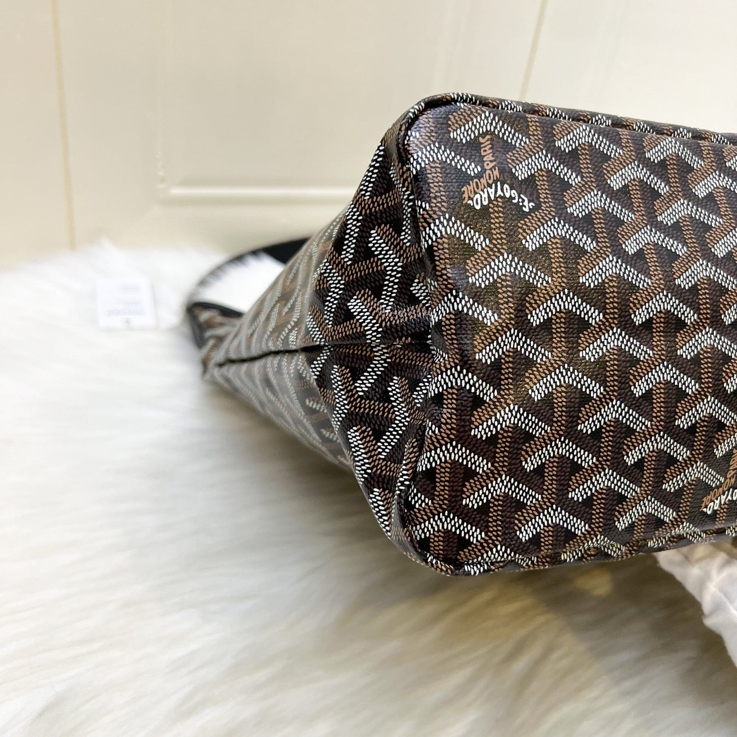 Goyard Boheme PM Hobo Bag in Black Signature Goyardine Canvas