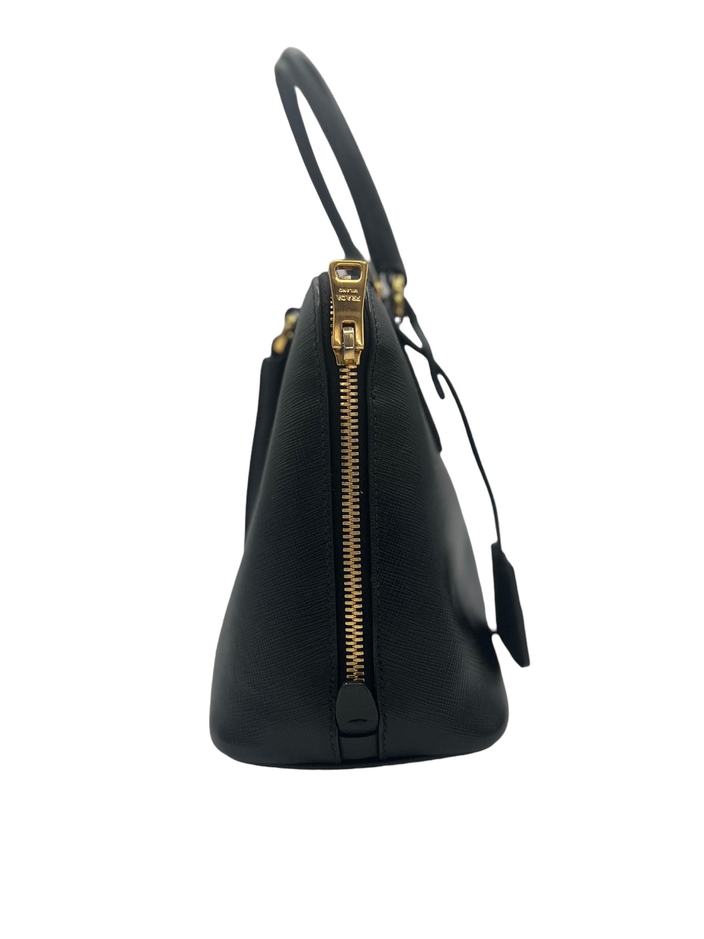 PRADA - Black Leather Handbag