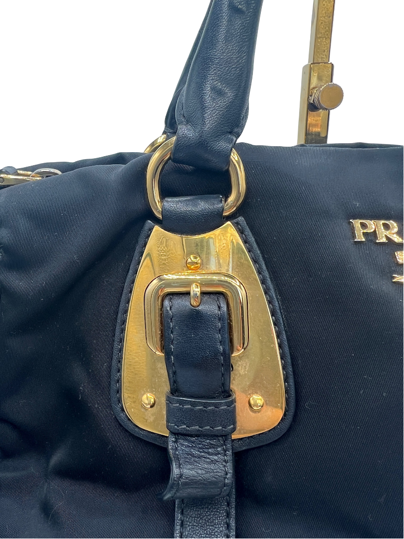 PRADA - Black Nylon Handbag