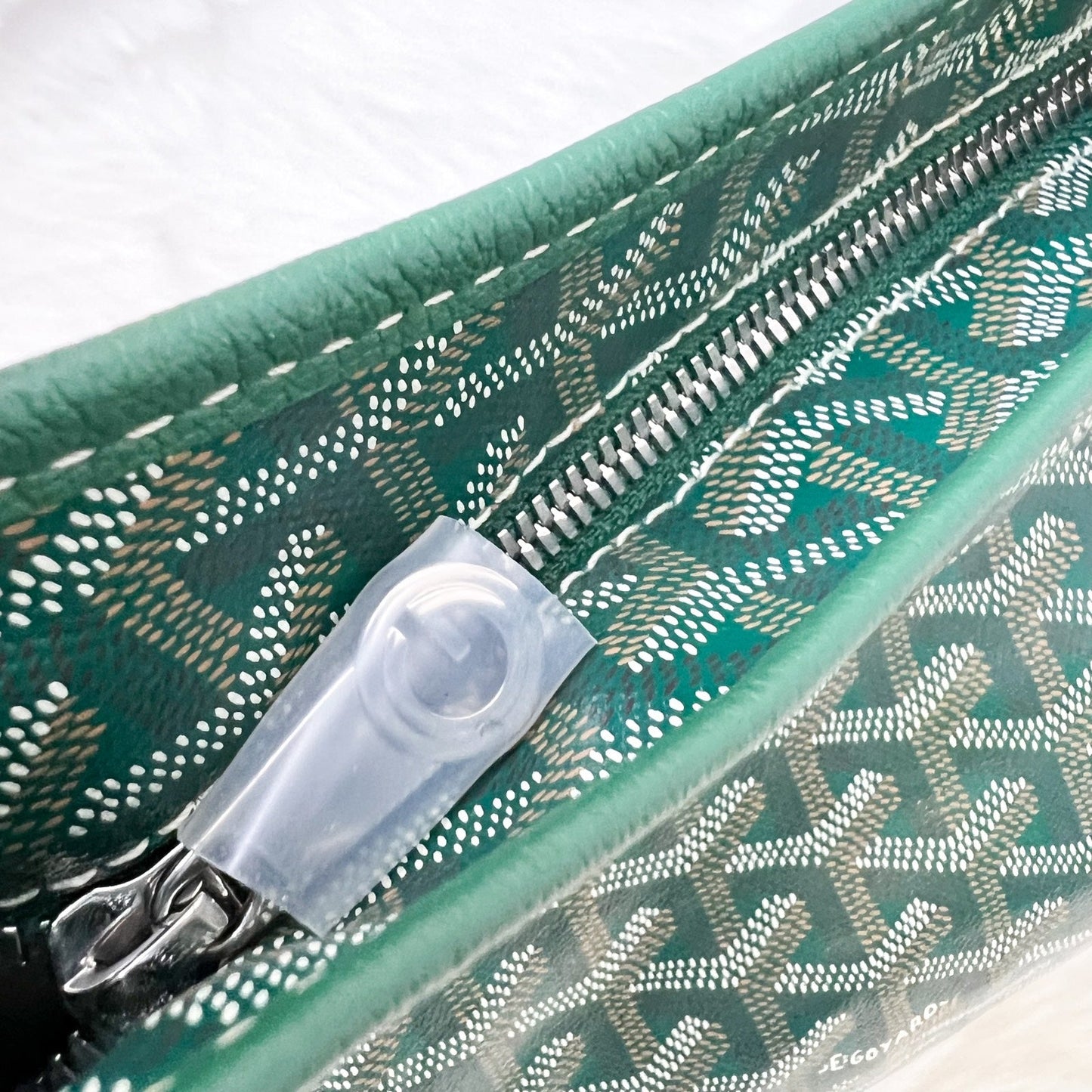 Goyard Boheme PM Hobo Bag in Green Signature Goyardine Canvas