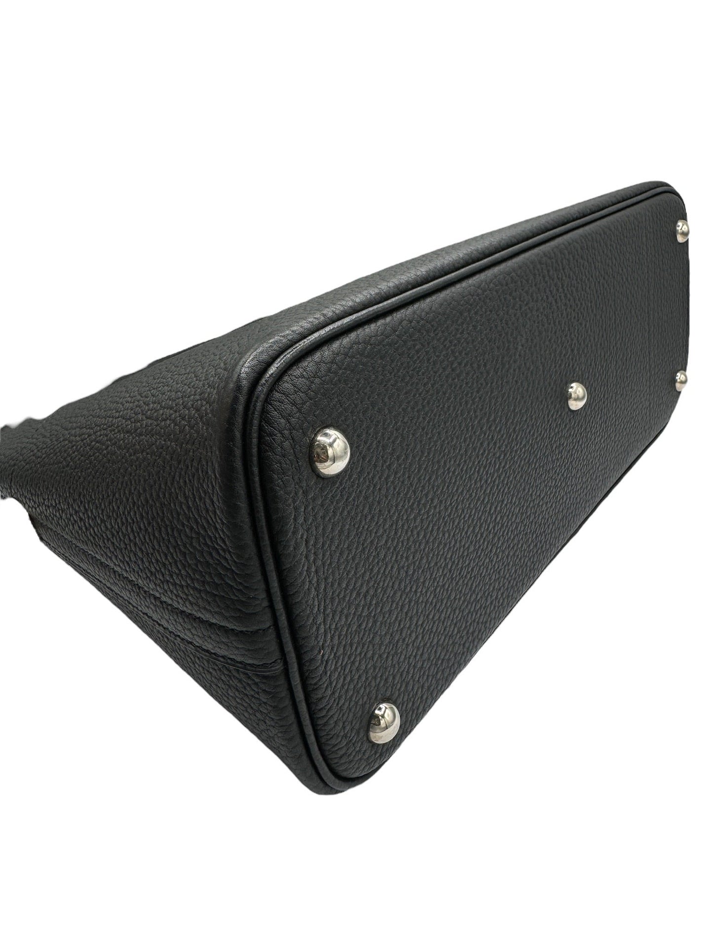 (PART 1) Bolide 35 Black Vachette Grainee Des Ardennes Handbag
