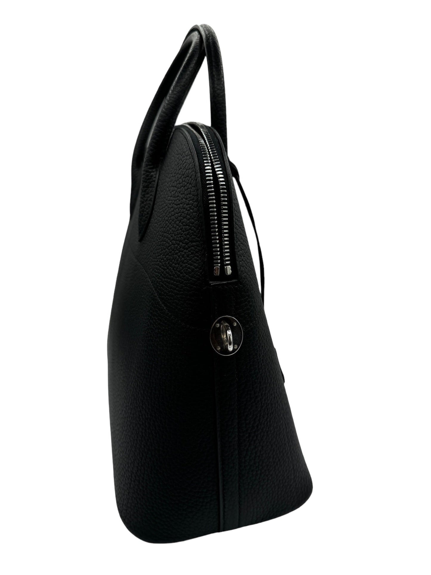 (PART 1) Bolide 35 Black Vachette Grainee Des Ardennes Handbag