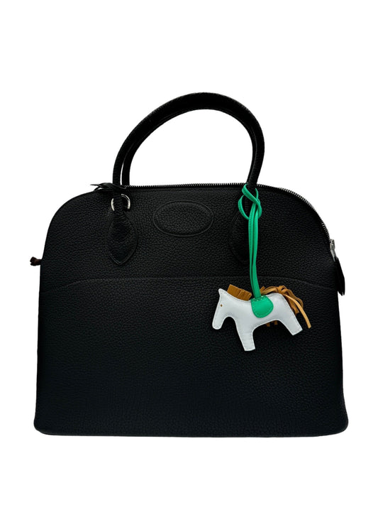 (PART 1) Bolide 35 Black Vachette Grainee Des Ardennes Handbag