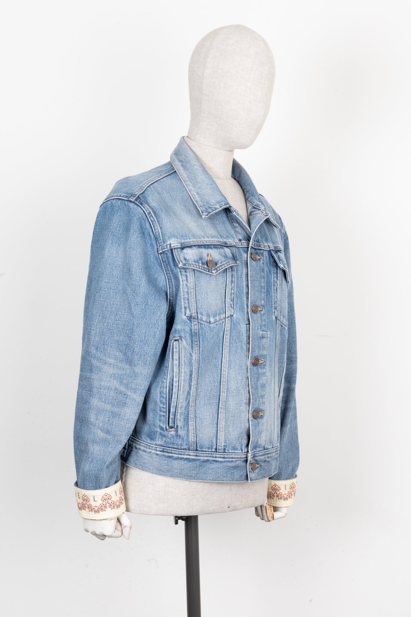 CELINE Denim Jacket Cotton Blue