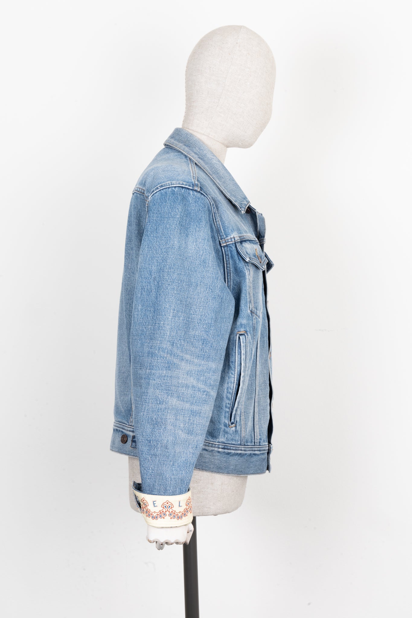 CELINE Denim Jacket Cotton Blue