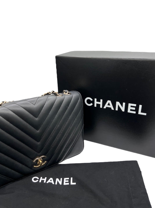 CHANEL - Chevron Statement Flap Bag
