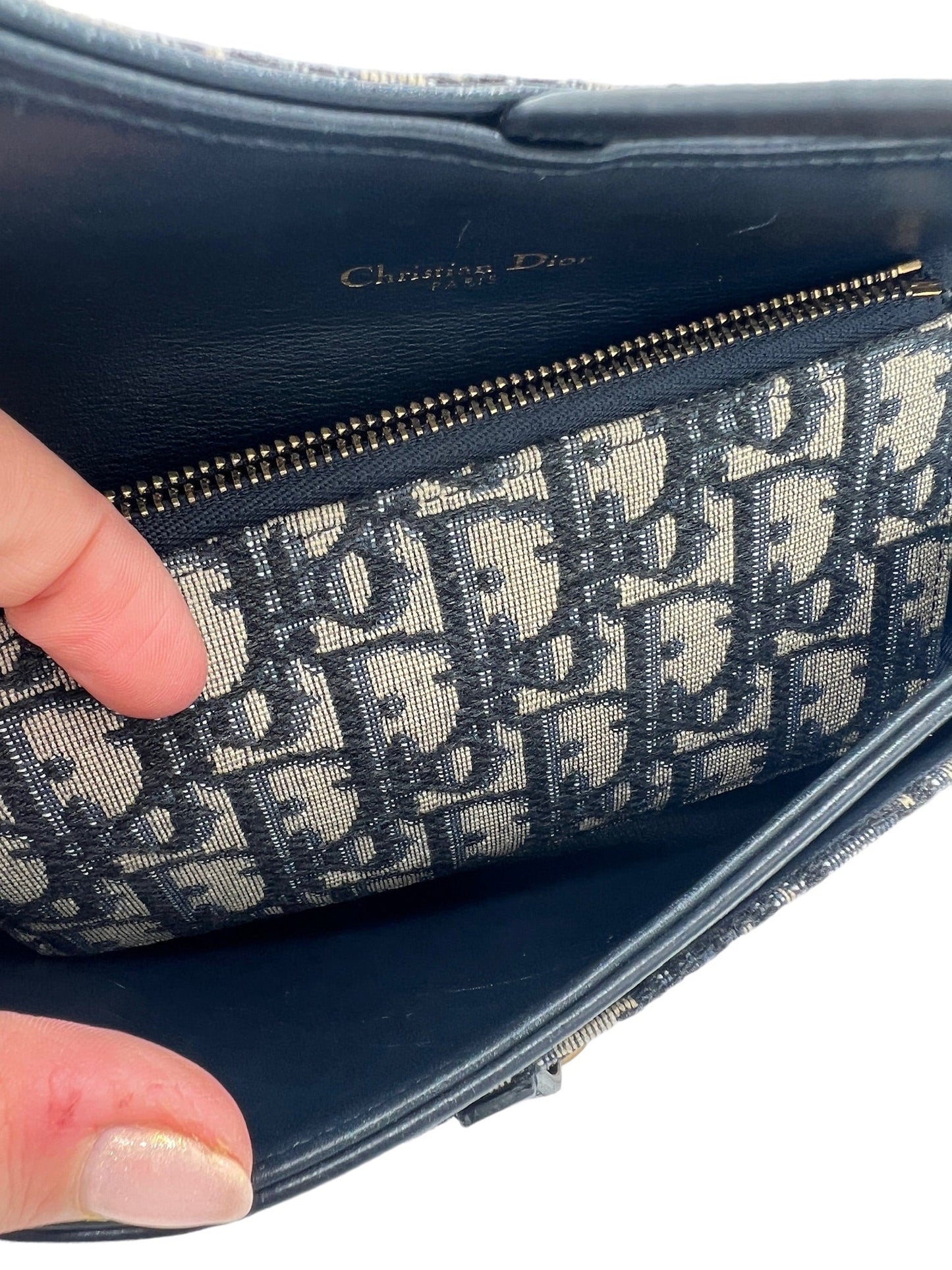 DIOR - Oblique Saddle WOC Shoulder Bag