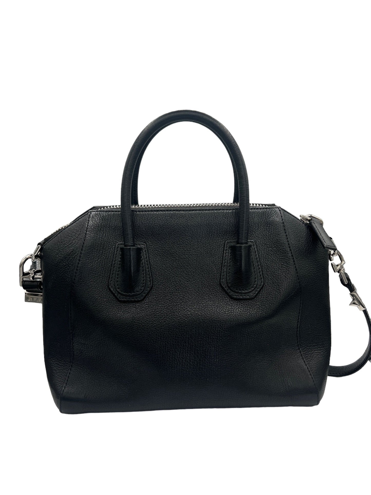 GIVENCHY - Black Leather Antigona Small Bag