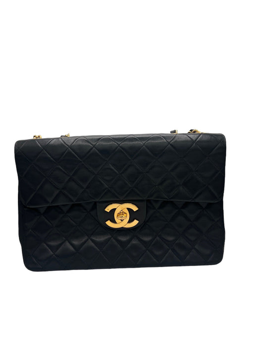 CHANEL - Vintage Maxi Jumbo XL Classic Single Flap
