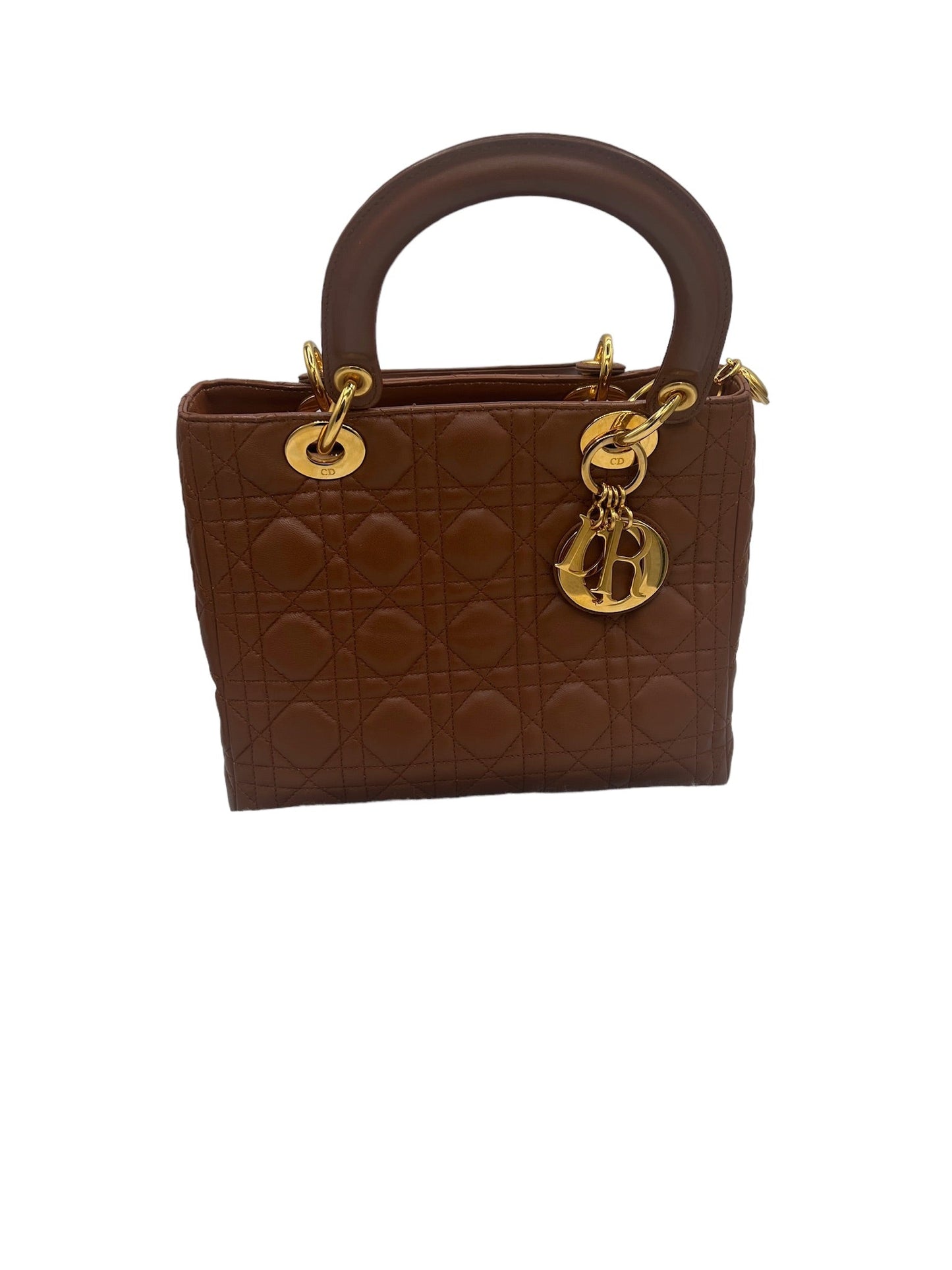 DIOR - Medium Lady Dior Brown