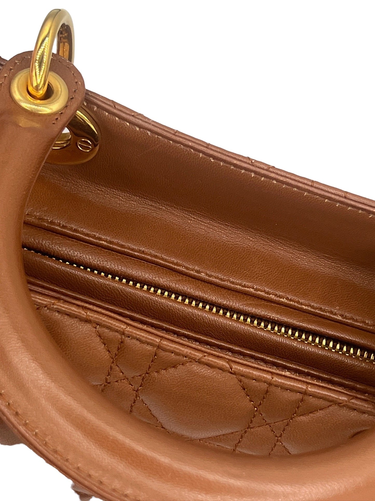 DIOR - Medium Lady Dior Brown
