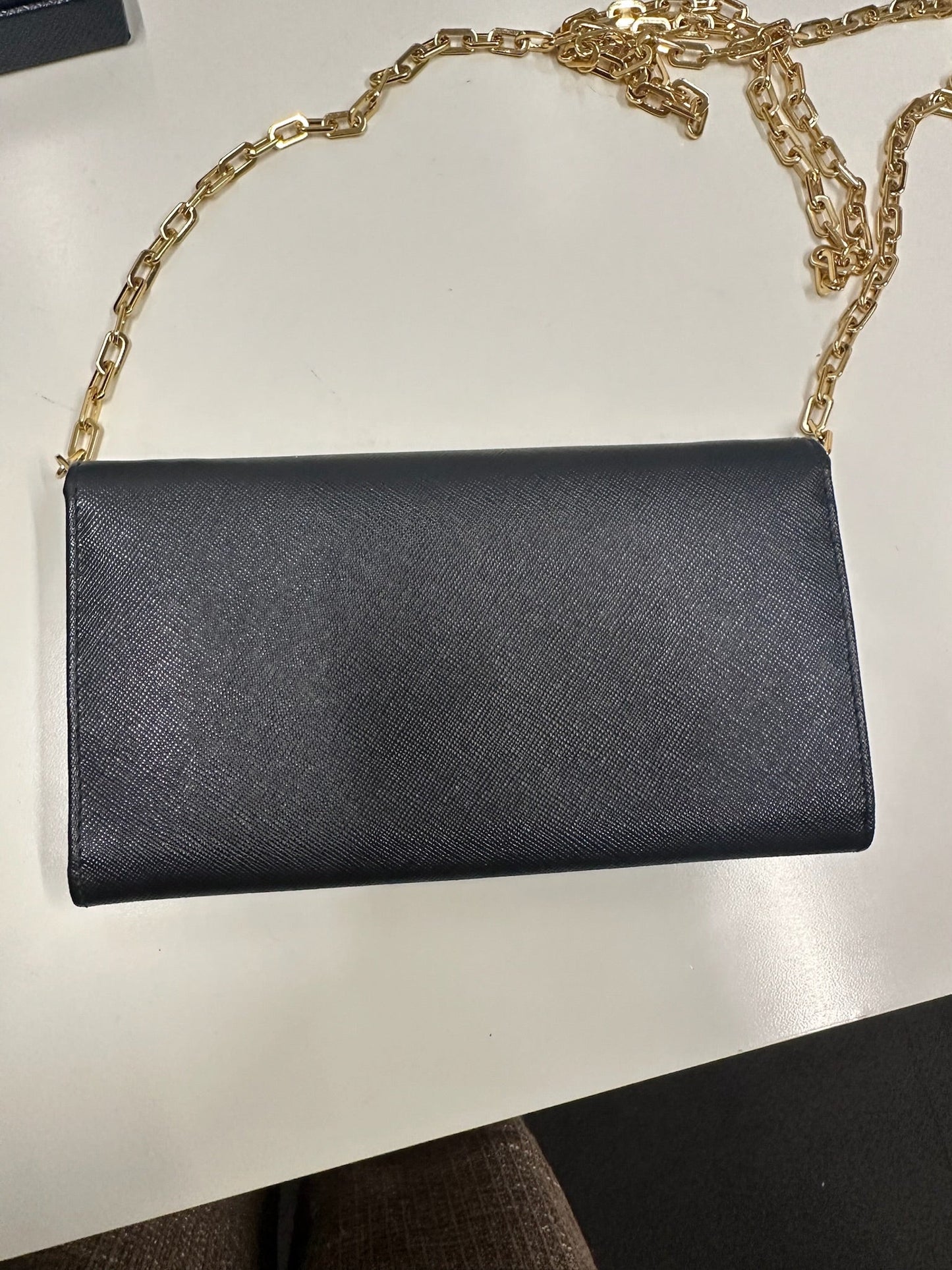 PRADA - Black Saffiano WOC