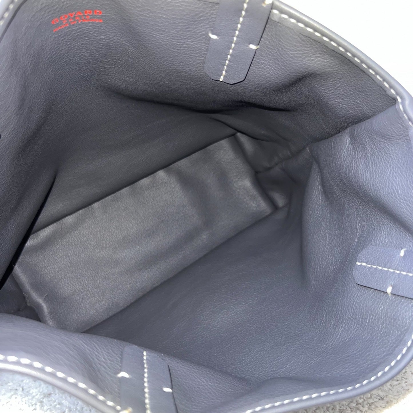 Goyard Mini Anjou in Grey Goyardine Canvas and Leather