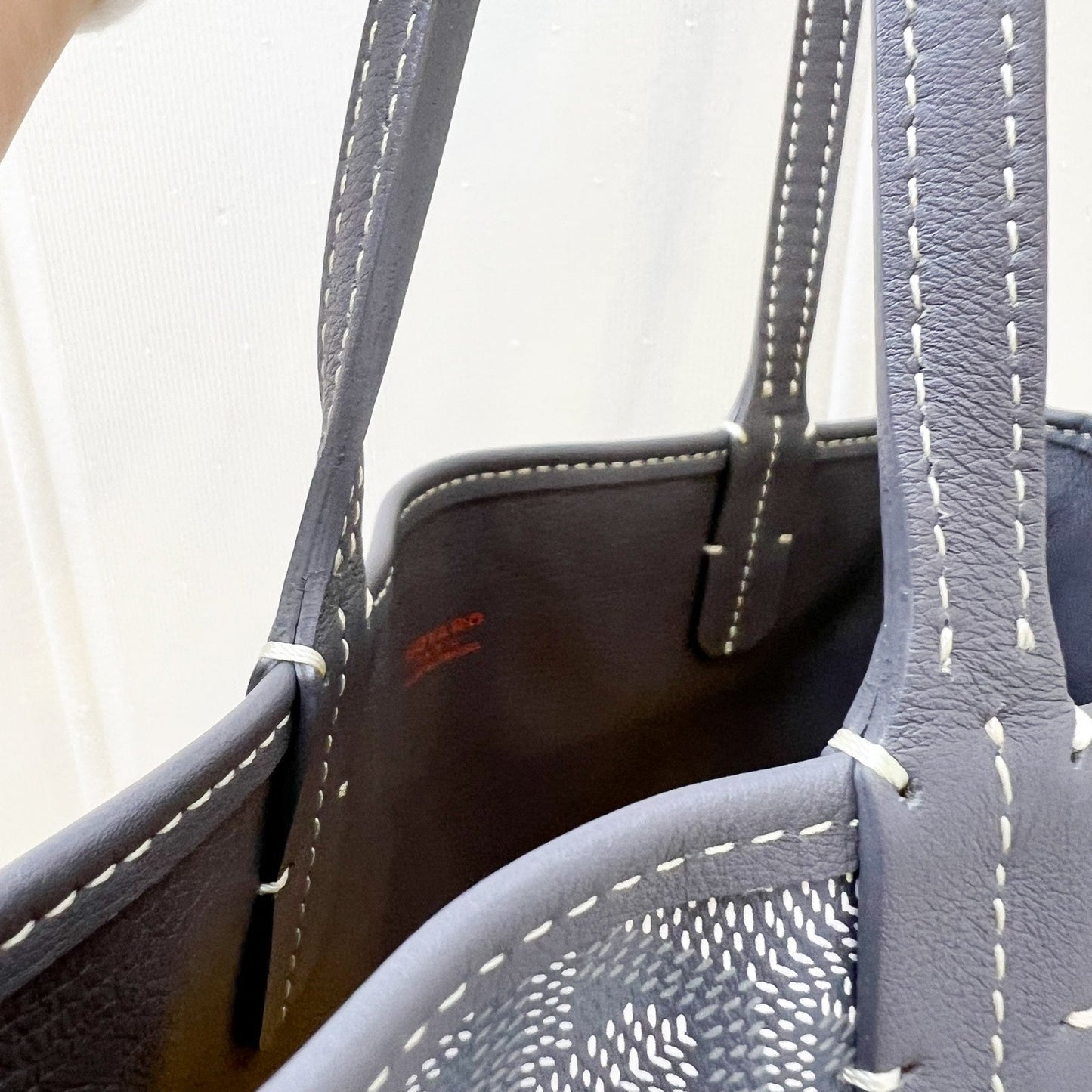 Goyard Mini Anjou in Grey Goyardine Canvas and Leather