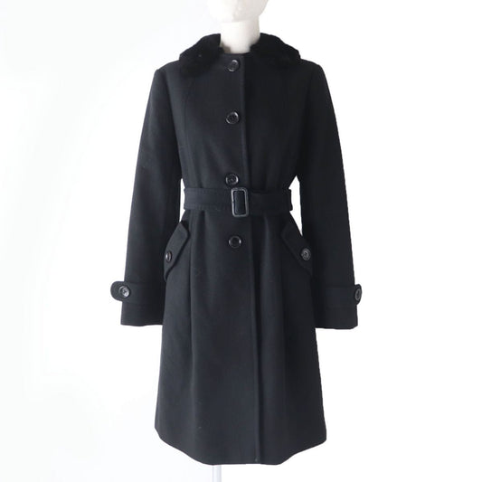Burberry Cashmere Coat FN328-922 Black