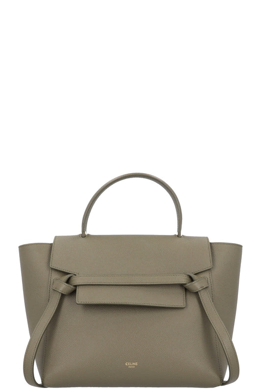 CELINE Micro Belt Bag Leather Army Green