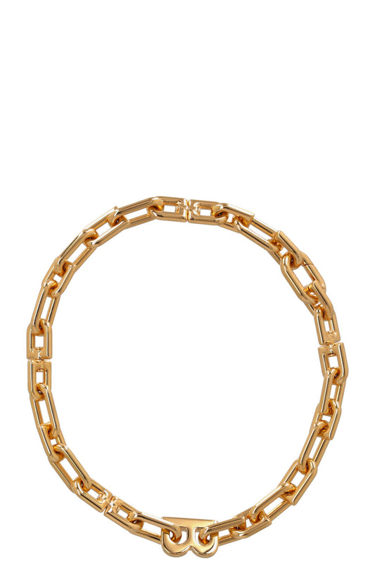 BALENCIAGA B Chain Necklace Gold