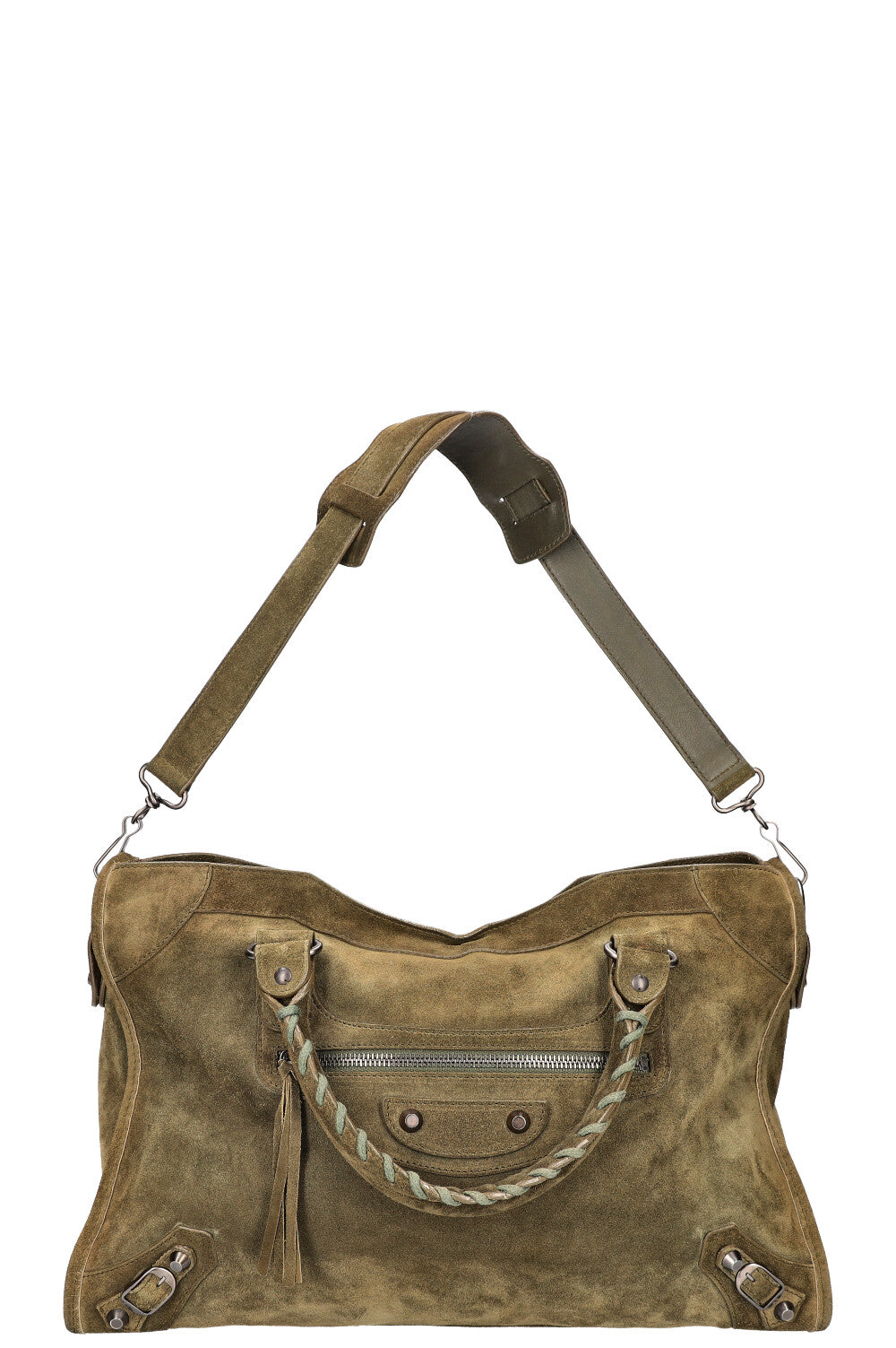 BALENCIAGA City Bag Suede Green