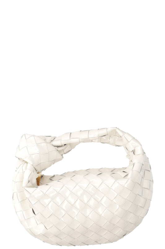 BOTTEGA VENETA Mini Jodie Bag Patent White