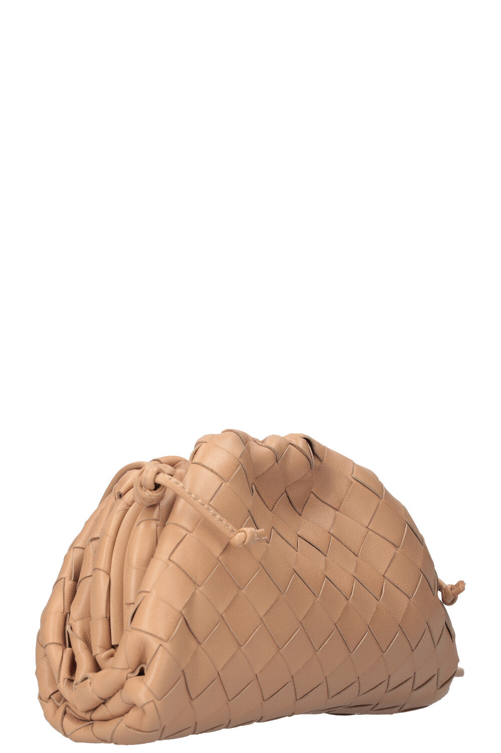 BOTTEGA VENETA Mini Pouch Intrecciato Beige