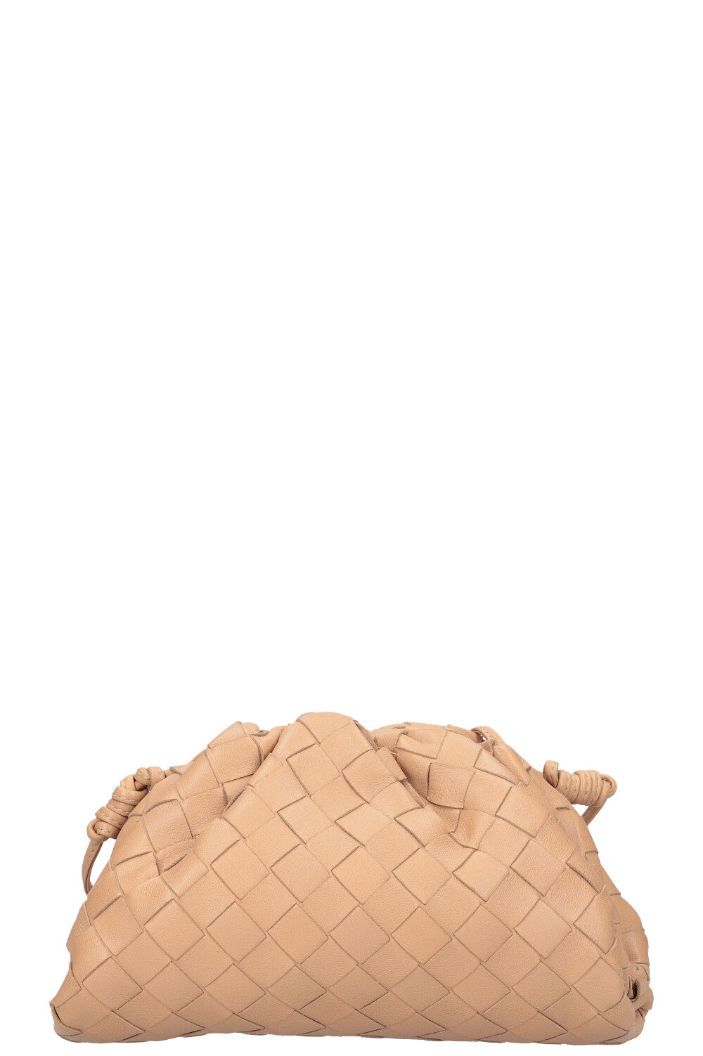 BOTTEGA VENETA Mini Pouch Intrecciato Beige