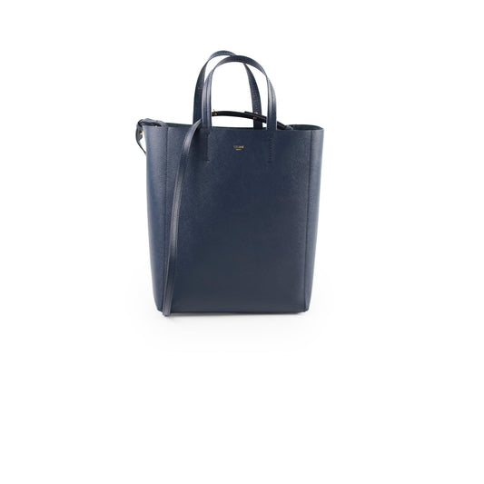 Celine Navy Shopper Tote