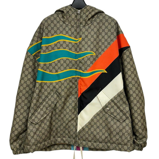 Gucci Centum Print Jacket GG Supreme Nylon Padded Jacket