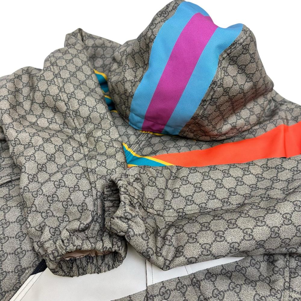 Gucci Centum Print Jacket GG Supreme Nylon Padded Jacket