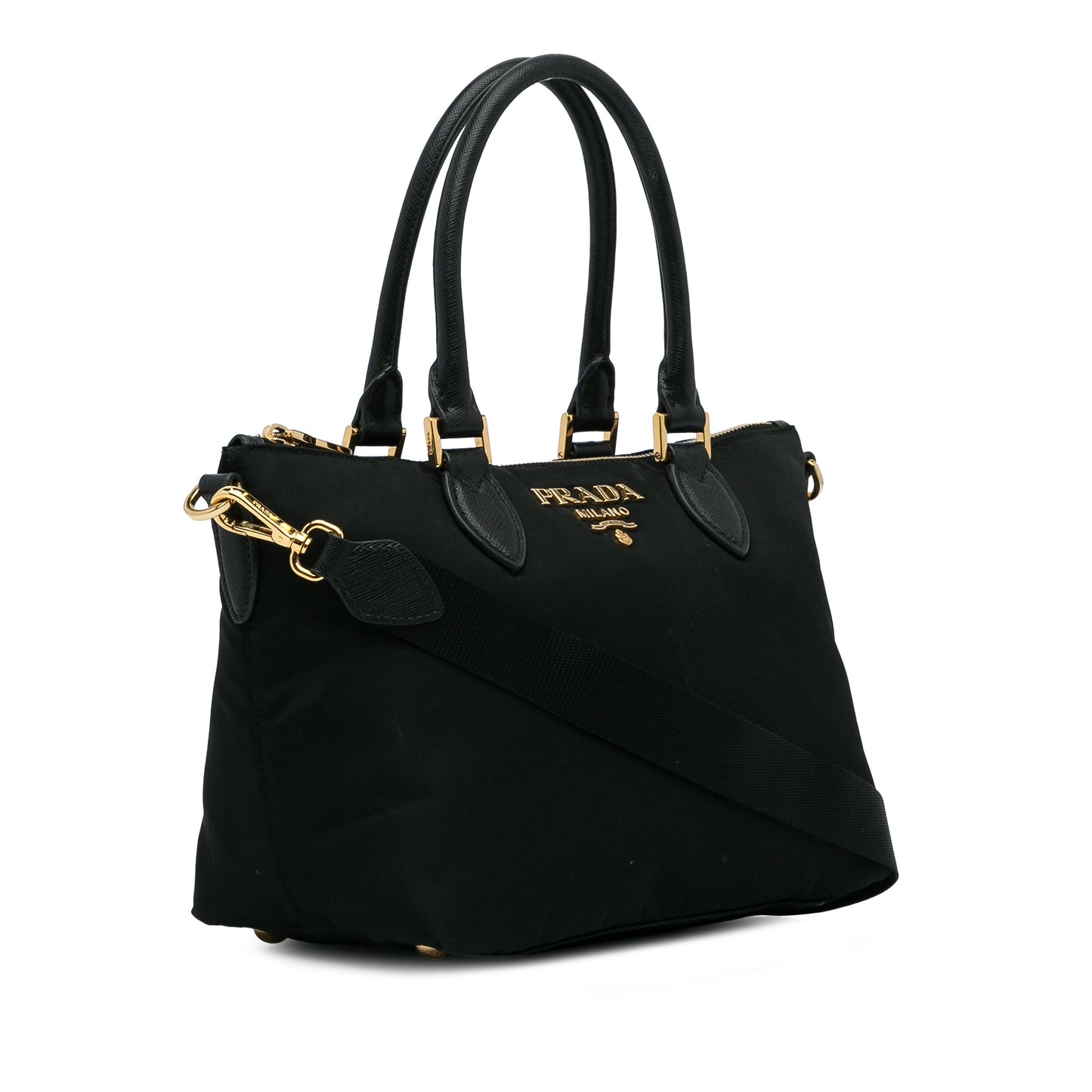 PRADA - Tessuto Satchel Crossbody Bag