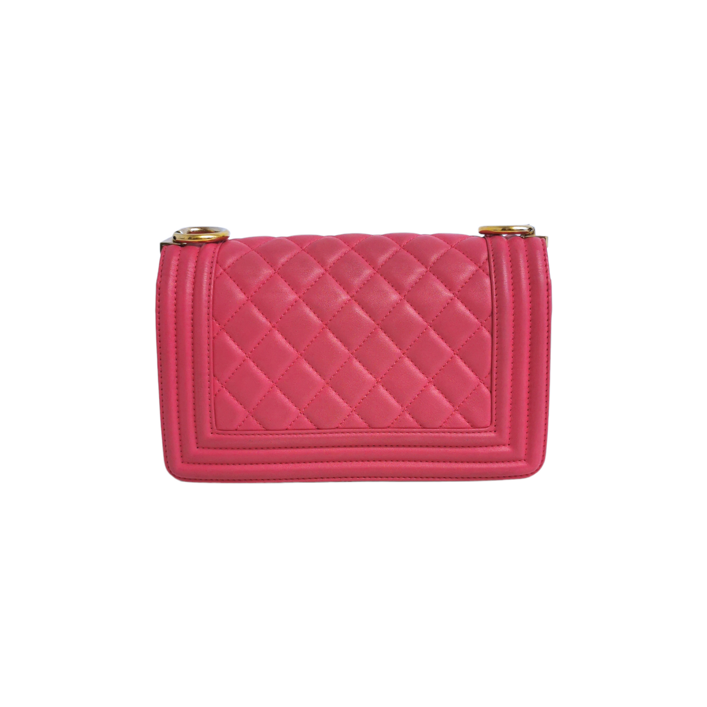 Chanel Boy Small Pink Calfskin Gold