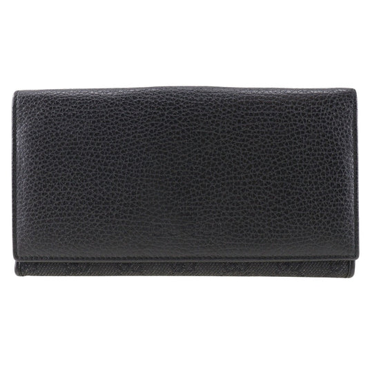 Gucci 143391 GG Canvas Leather Long Wallet