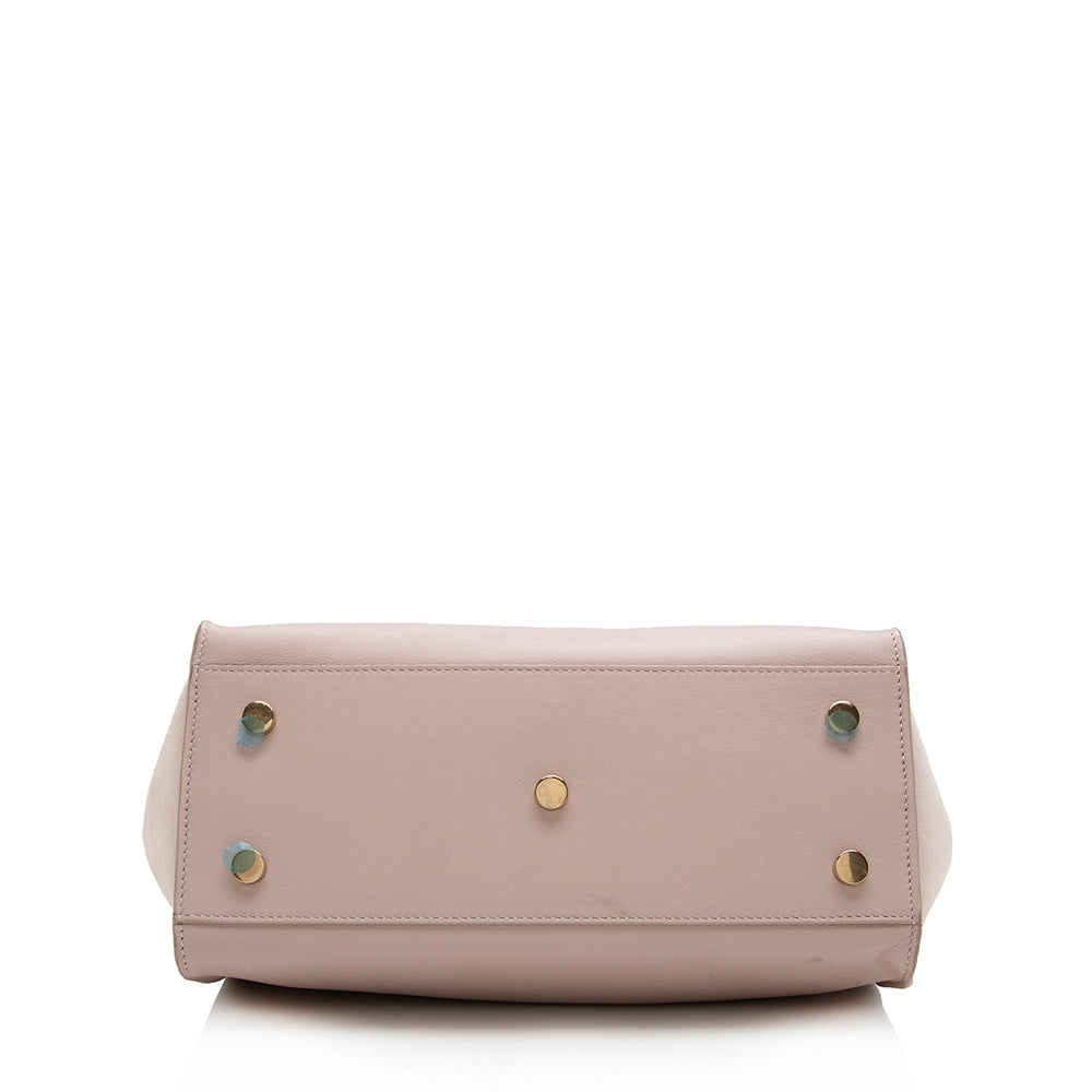 Saint Laurent Calfskin Monogram Cabas Downtown Small Satchel (SHF-16305)