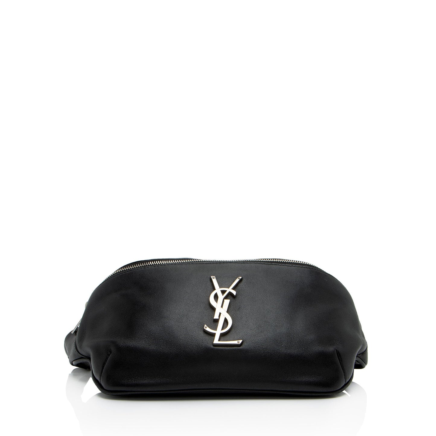 Saint Laurent Calfskin Monogram Cassandre Classic Belt Bag