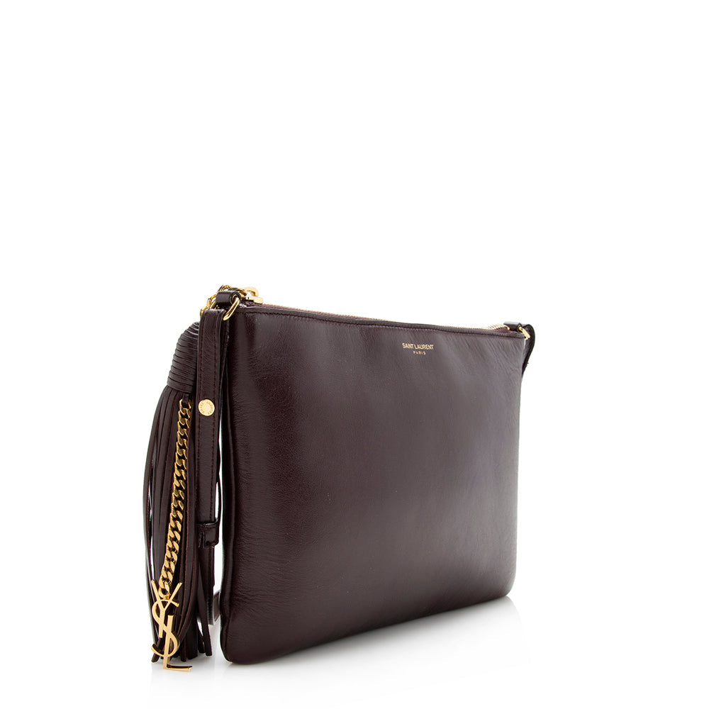 Saint Laurent Calfskin Monogram Teen Small Crossbody Bag (SHF-14971)