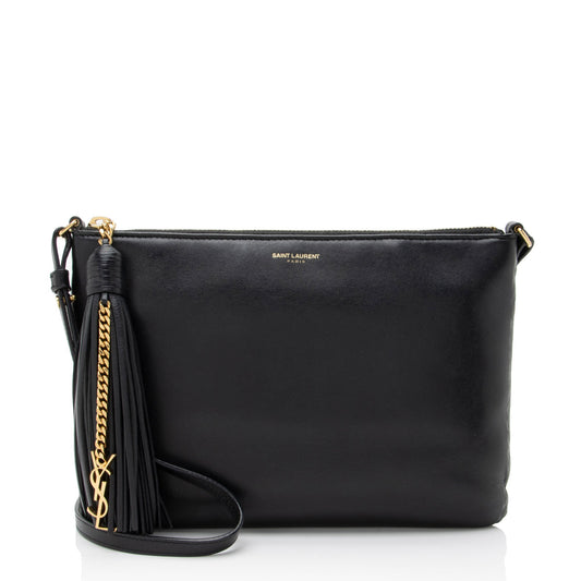 Saint Laurent Calfskin Monogram Teen Small Crossbody