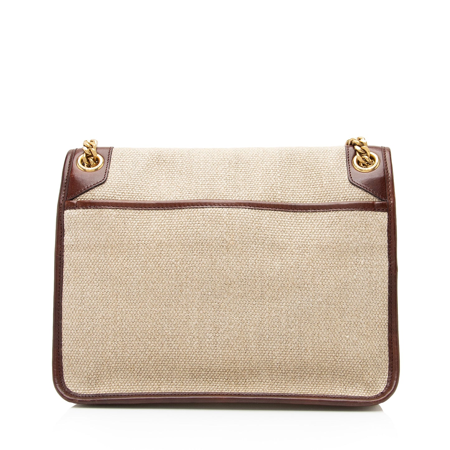 Saint Laurent Canvas Monogram Niki Medium Shoulder Bag (SHF-23610)