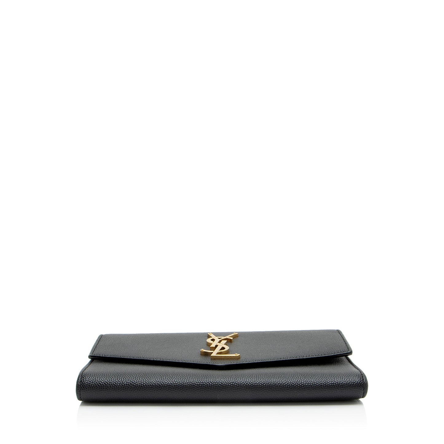 Saint Laurent Grain De Poudre Monogram Uptown Chain Wallet
