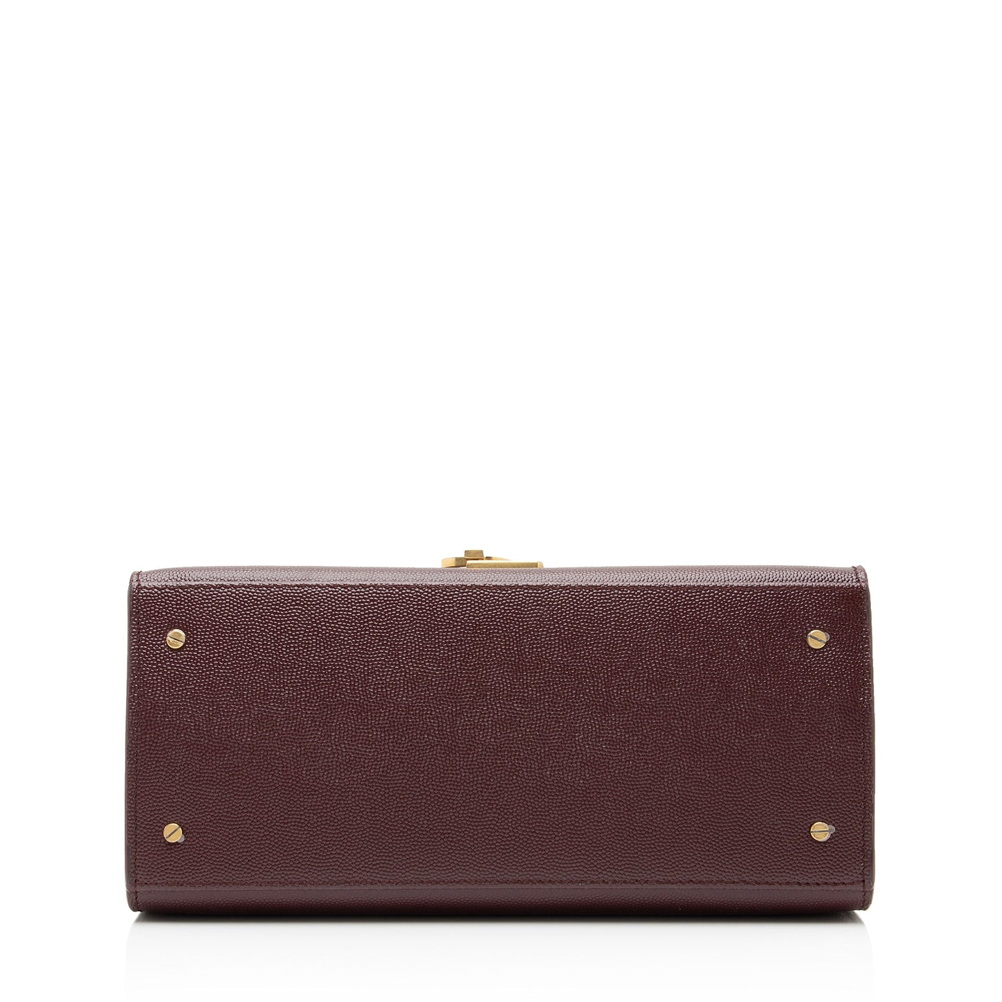 Saint Laurent Grain de Poudre Classic Monogram Cassandra Medium Top Handle Bag (SHF-thY3yI)
