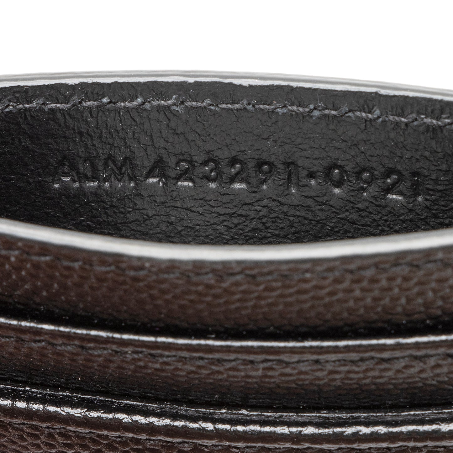Saint Laurent Grain de Poudre Monogram Card Case (SHF-23687)