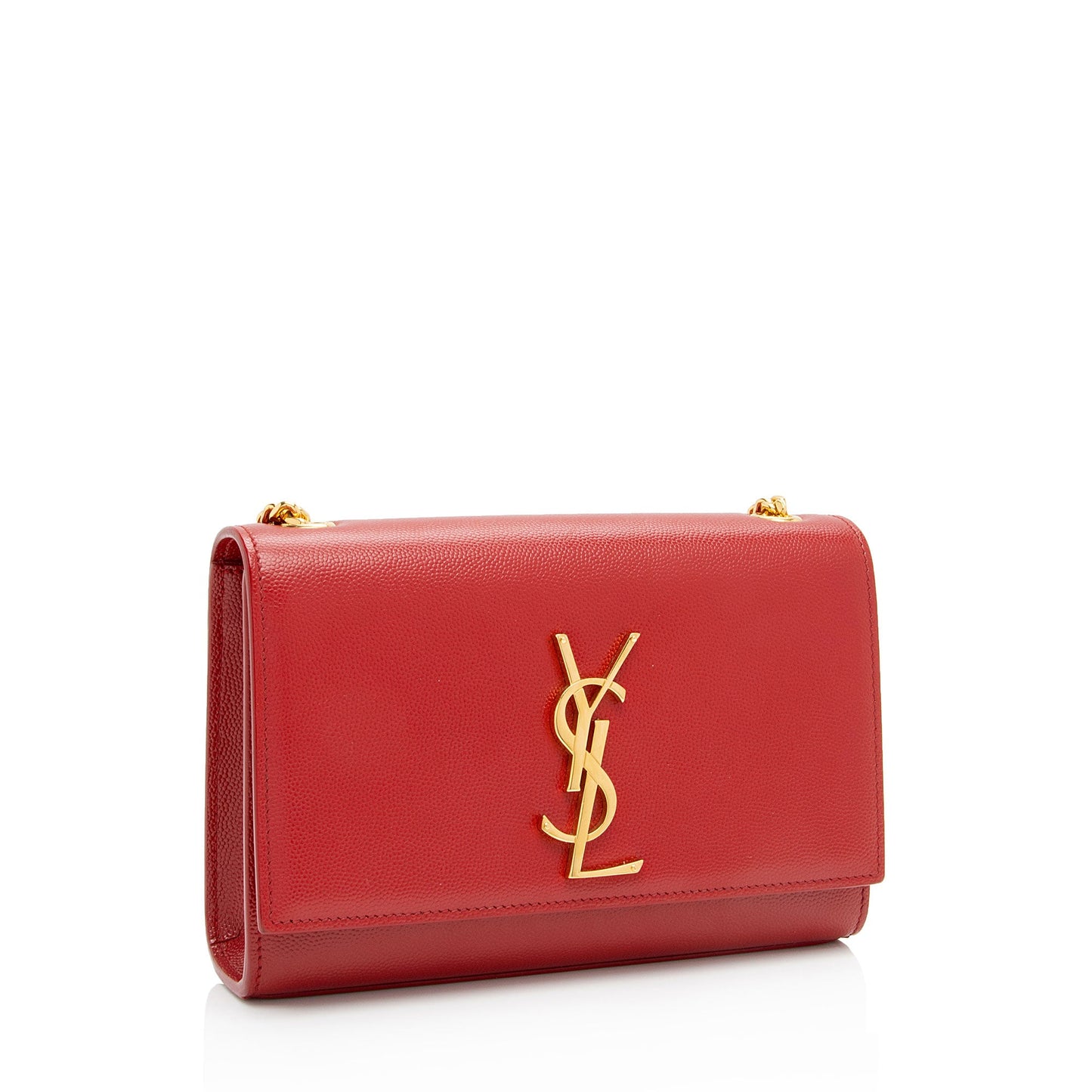 Saint Laurent Grain de Poudre Monogram Kate Small Shoulder Bag (SHF-D9TPdi)