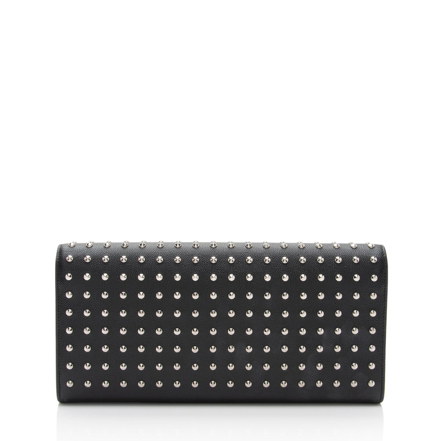Saint Laurent Grain de Poudre Studded Monogram Kate Clutch (SHF-nhucIE)