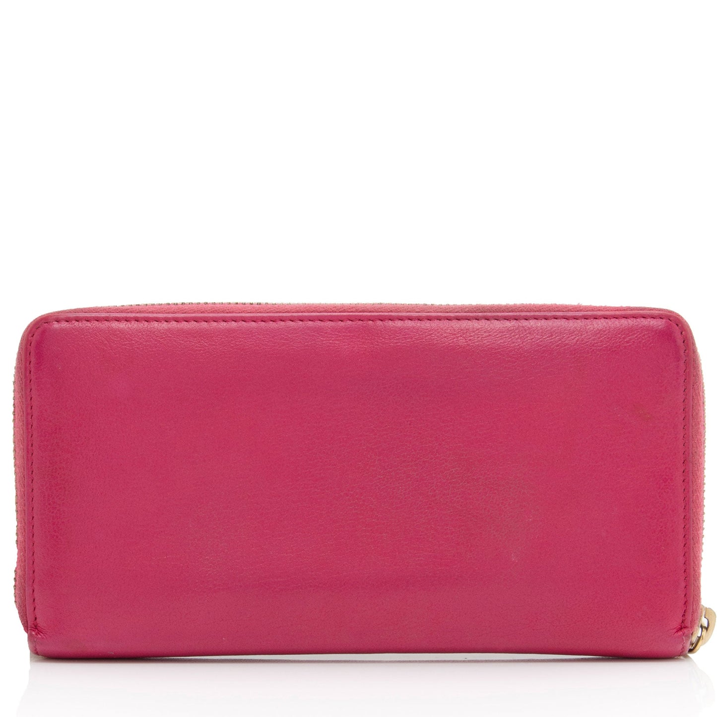 Saint Laurent Leather Monogram Belle du Jour Zip Around Wallet (SHF-agqKCo)