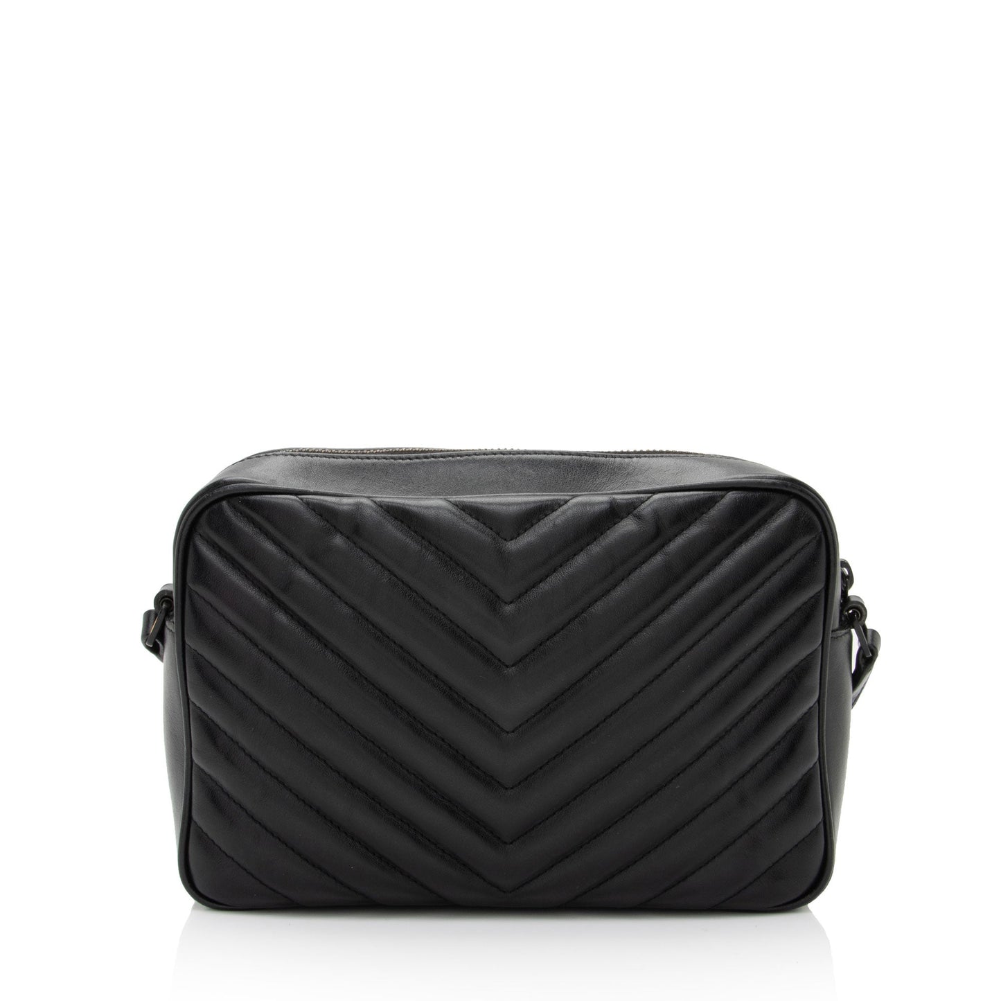 Saint Laurent Matelasse Calfskin Monogram Lou Camera Bag (SHF-maESsA)