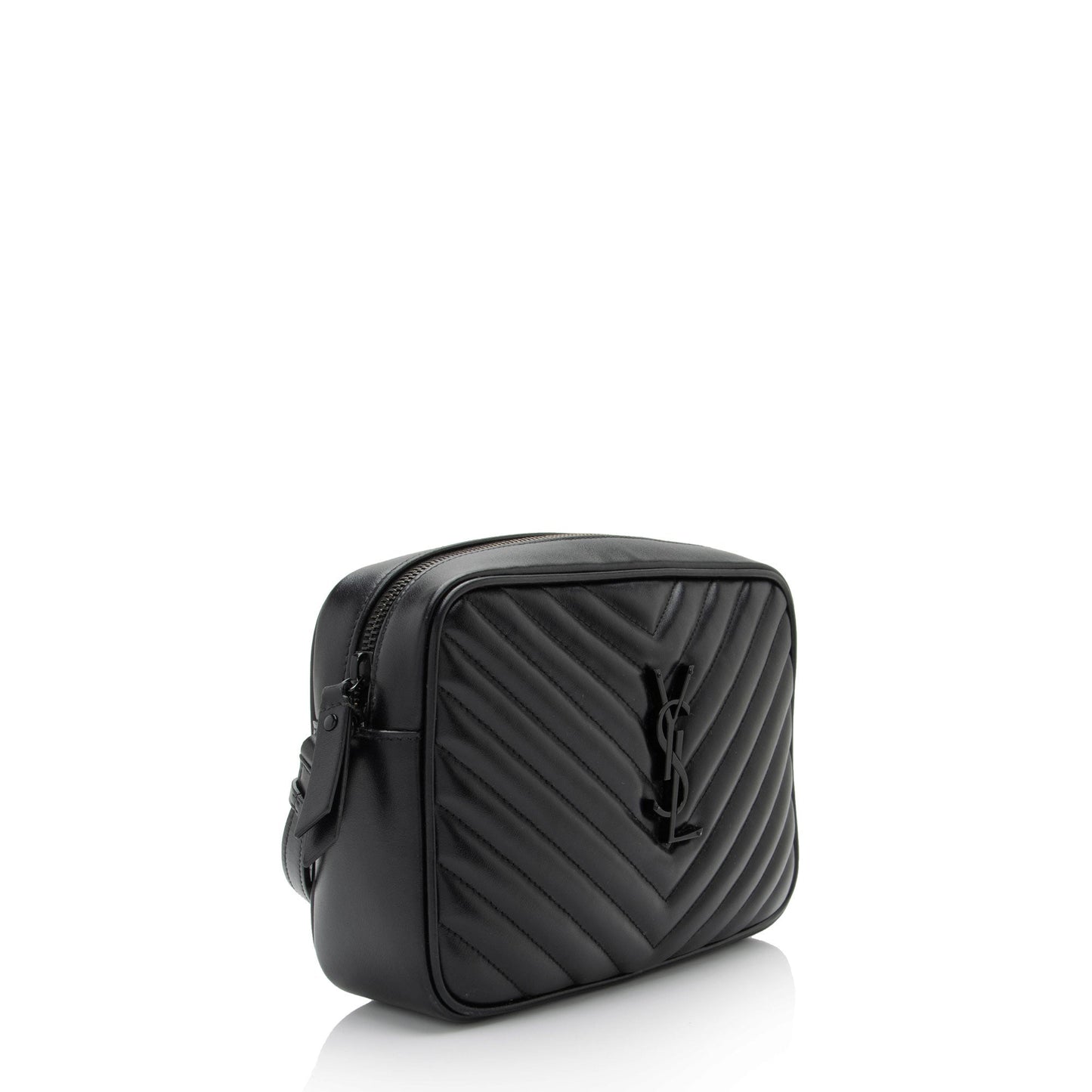 Saint Laurent Matelasse Calfskin Monogram Lou Camera Bag (SHF-pLUzLE)