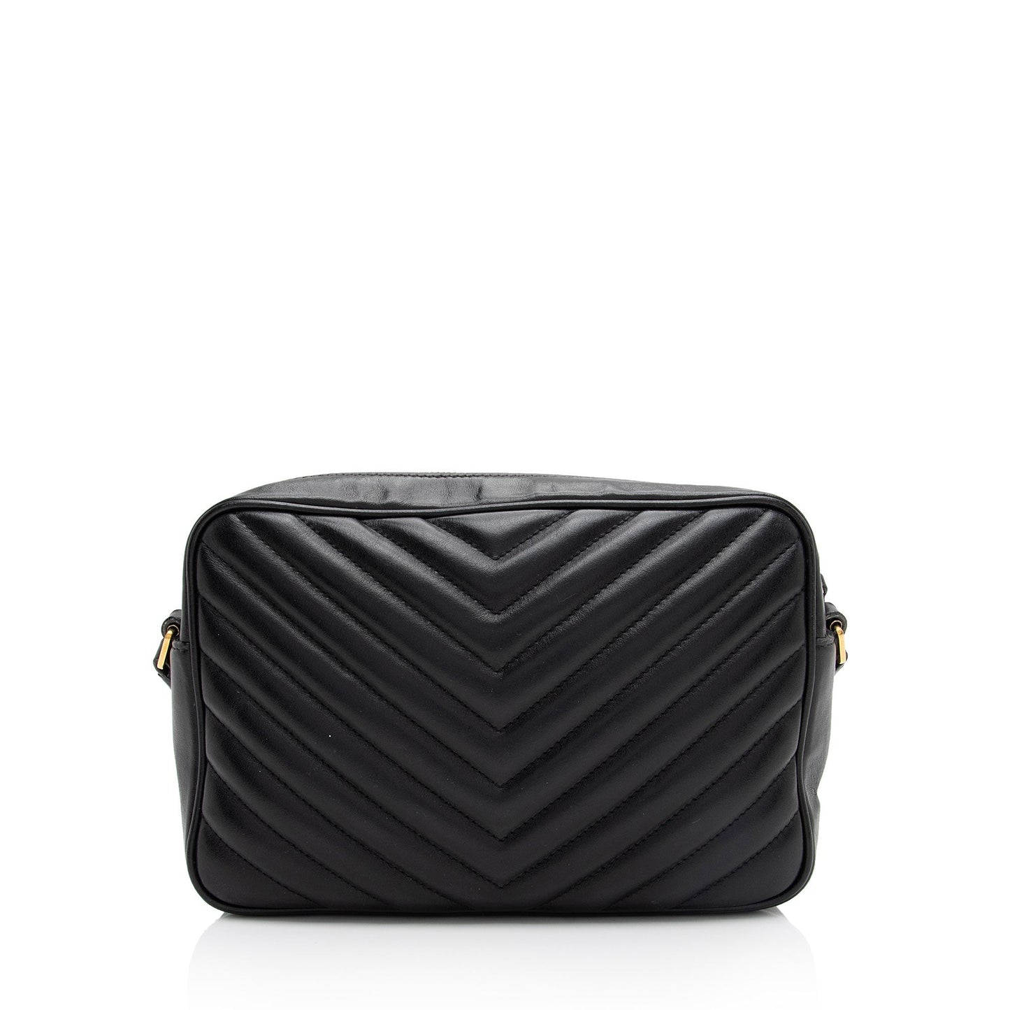 Saint Laurent Matelasse Calfskin Monogram Lou Camera Bag (SHF-WWrnik)