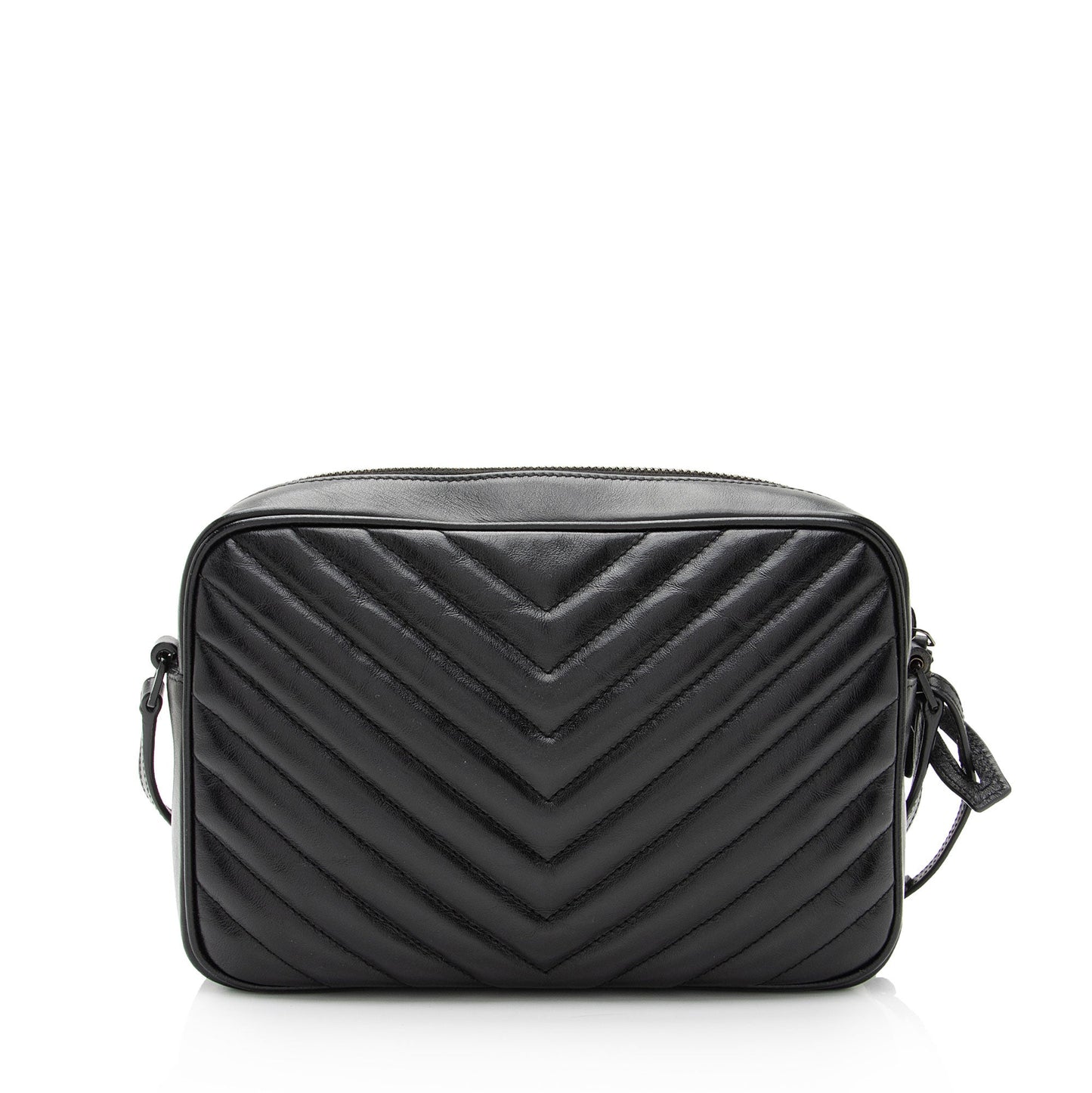 Saint Laurent Matelasse Calfskin Monogram Lou Camera Bag (SHF-hlZNvk)
