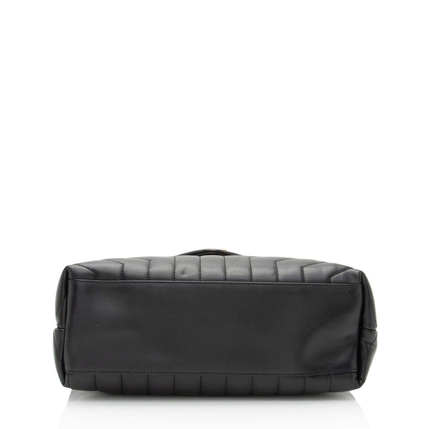 Saint Laurent Matelasse Calfskin Monogram LouLou Chain Medium Shoulder Bag (SHF-ksqMxY)