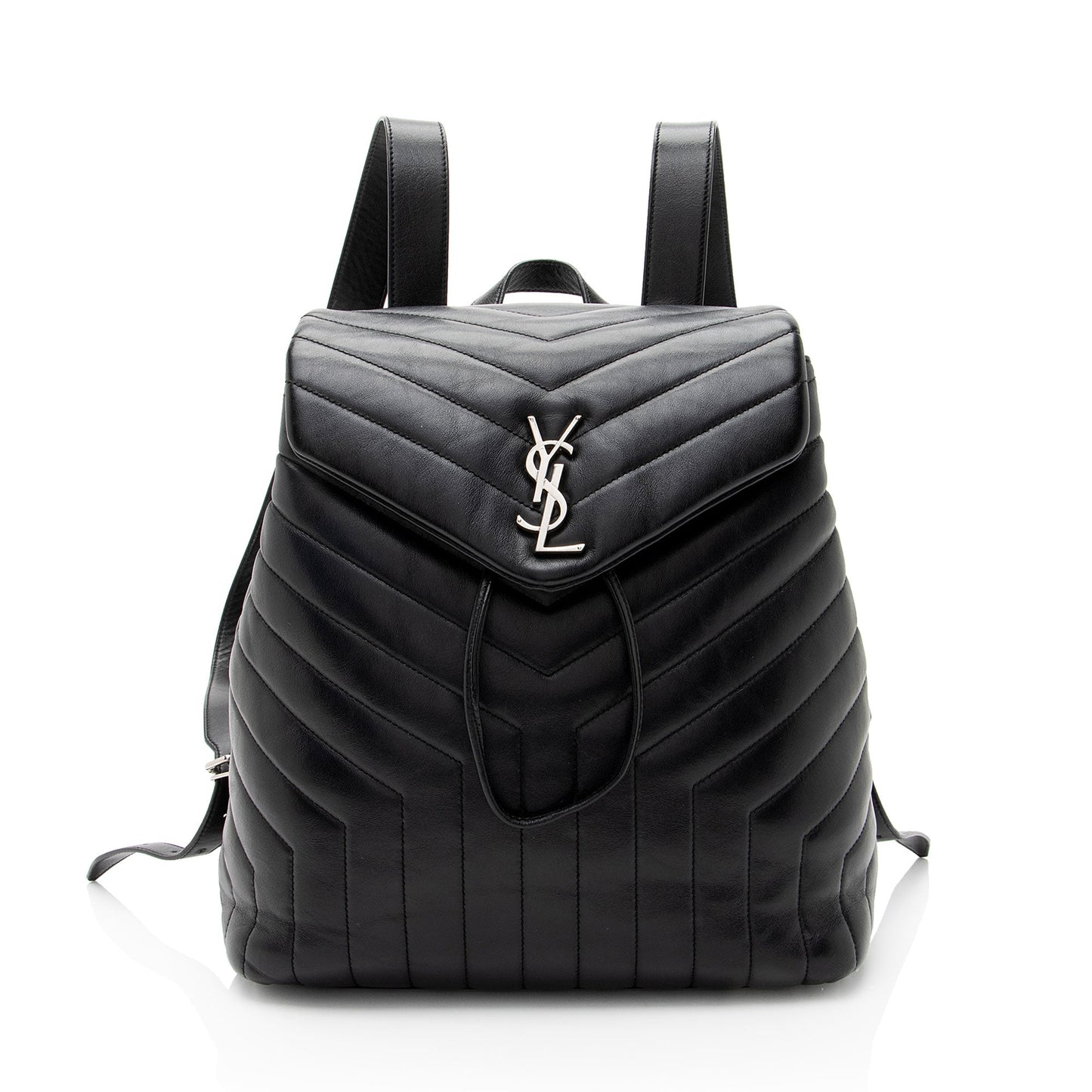 Saint Laurent Matelasse Calfskin Monogram LouLou Medium Backpack