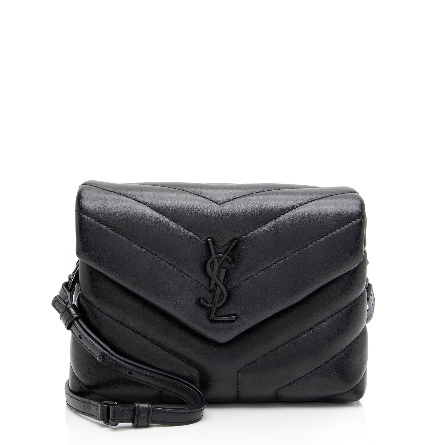Saint Laurent Matelasse Calfskin Monogram LouLou Toy Crossbody (SHF-mABiaH)