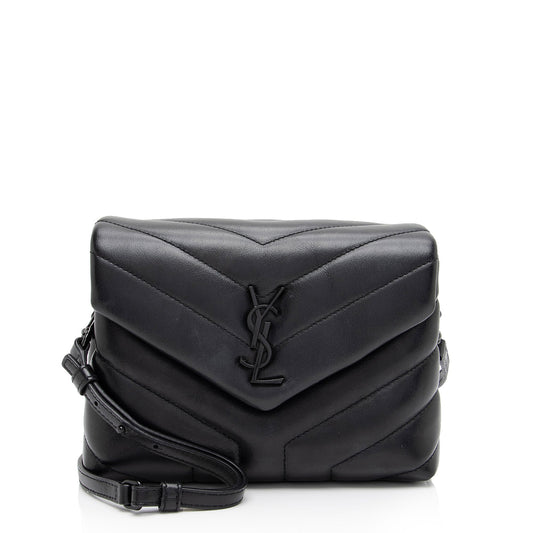 Saint Laurent Matelasse Calfskin Monogram LouLou Toy Crossbody (SHF-mABiaH)